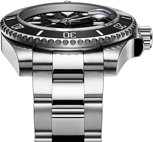 Miniatura 3 de ADDIESDIVE Automatic Dive Watch for Men Steel Band Waterproof Diver 200M Japan NH35A Movement