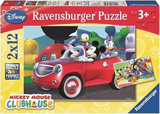 Ravensburger Wd Mickey Mousse 2x12P Yapboz 75652