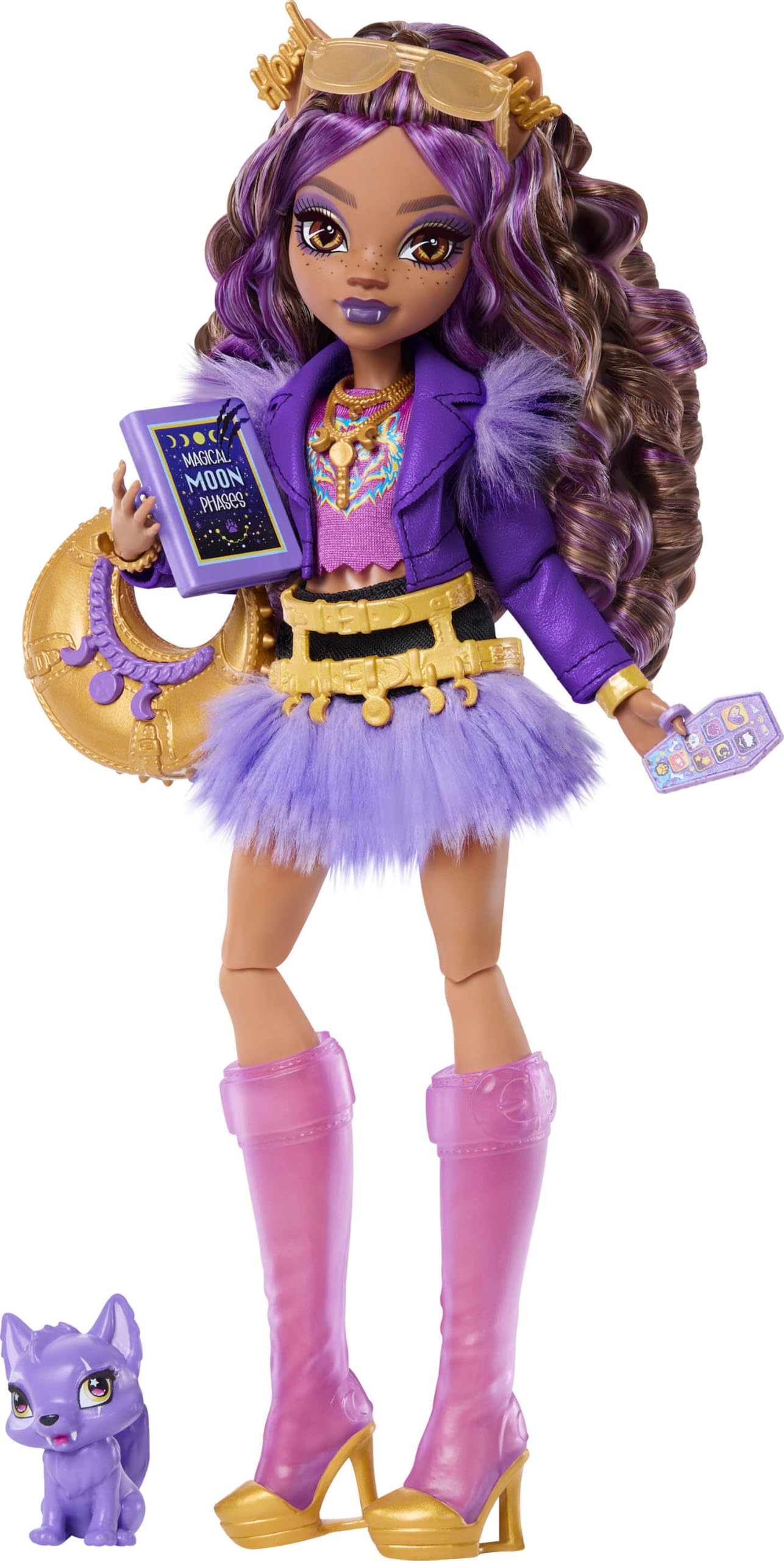 Monster High Lalka Clawdeen Wolf z wilczym szczeniakiem