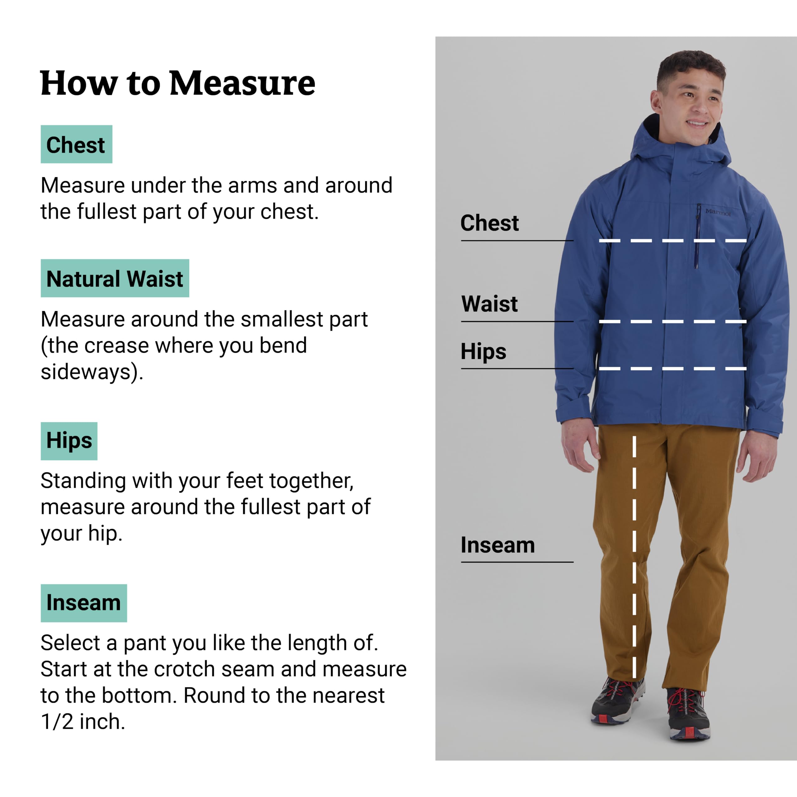MARMOT Herren Ramble Component Jacket Wasserdichte Jacke, warme 3 in 1 Regenjacke mit Kapuze, winddichter Regenmantel, atmungsaktiver Windbreaker, ideal zum Wandern (1er Pack)