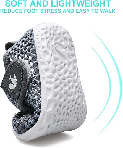 Miniatura 5 de JOINFREE Zapatos de agua para bebés y niños pequeños, sandalias para niños y niñas, zapatillas transpirables para caminar y correr
