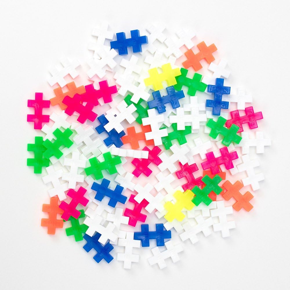 PLUS PLUS - Unicorn - 70 Piece, Construction Building Stem/Steam Toy, Interlocking Puzzle Blocks for Kids, Mini Maker Tube