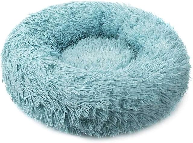 PETCUTE Dog Bed Cat Bed for Indoor Cats Washable Plush Donut Pet Bed Soft Calming Cuddler Kennel Small Medium Large