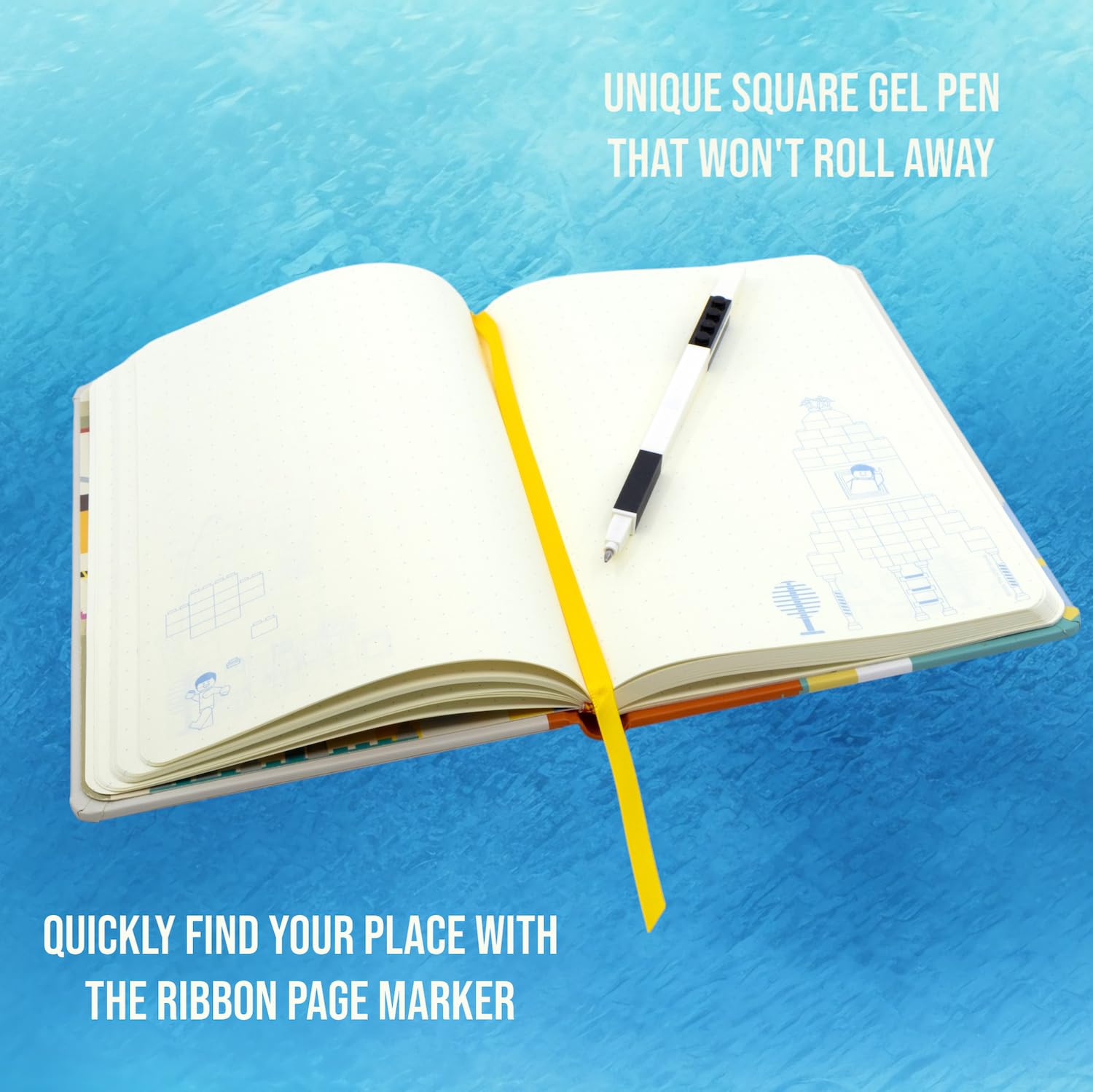 IQ LEGO Stationery Thoughts Reclaim & Recycle Dot Notebook z długopisem żelowym (53501)