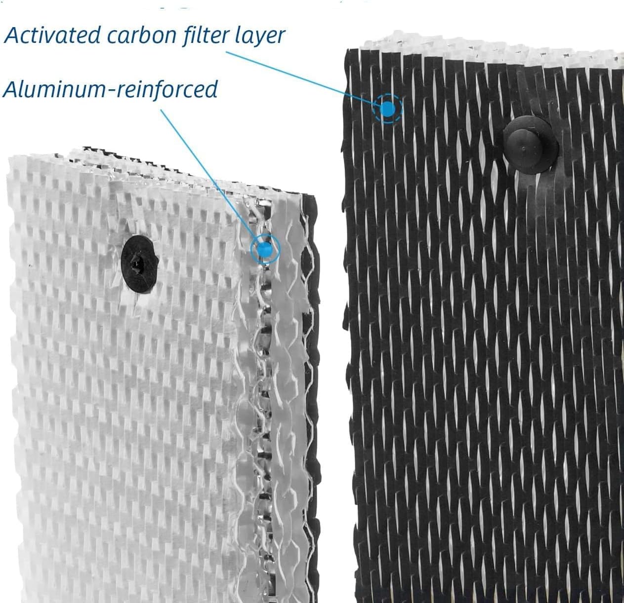 HUAWELL 10 Pack Humidifier Filter HWF100 Replacement Wick Filter E BWF100 Compatible with Holmes Bionaire Sunbeam HM6000 HM6000RC HM6005 BCM7305 BCM7309 BCM7204 SCM7808 SCM7809 Humidifier (10)