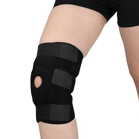 Bluewell Diz Ağrısı için Silikon Patella Destekli Ayarlanabilir Dizlik, Menisküs Yırtığı, Artrit, Diz Ağrısı, Eklem Ağrısı, Kas ve Eklem Koruması Sağlar