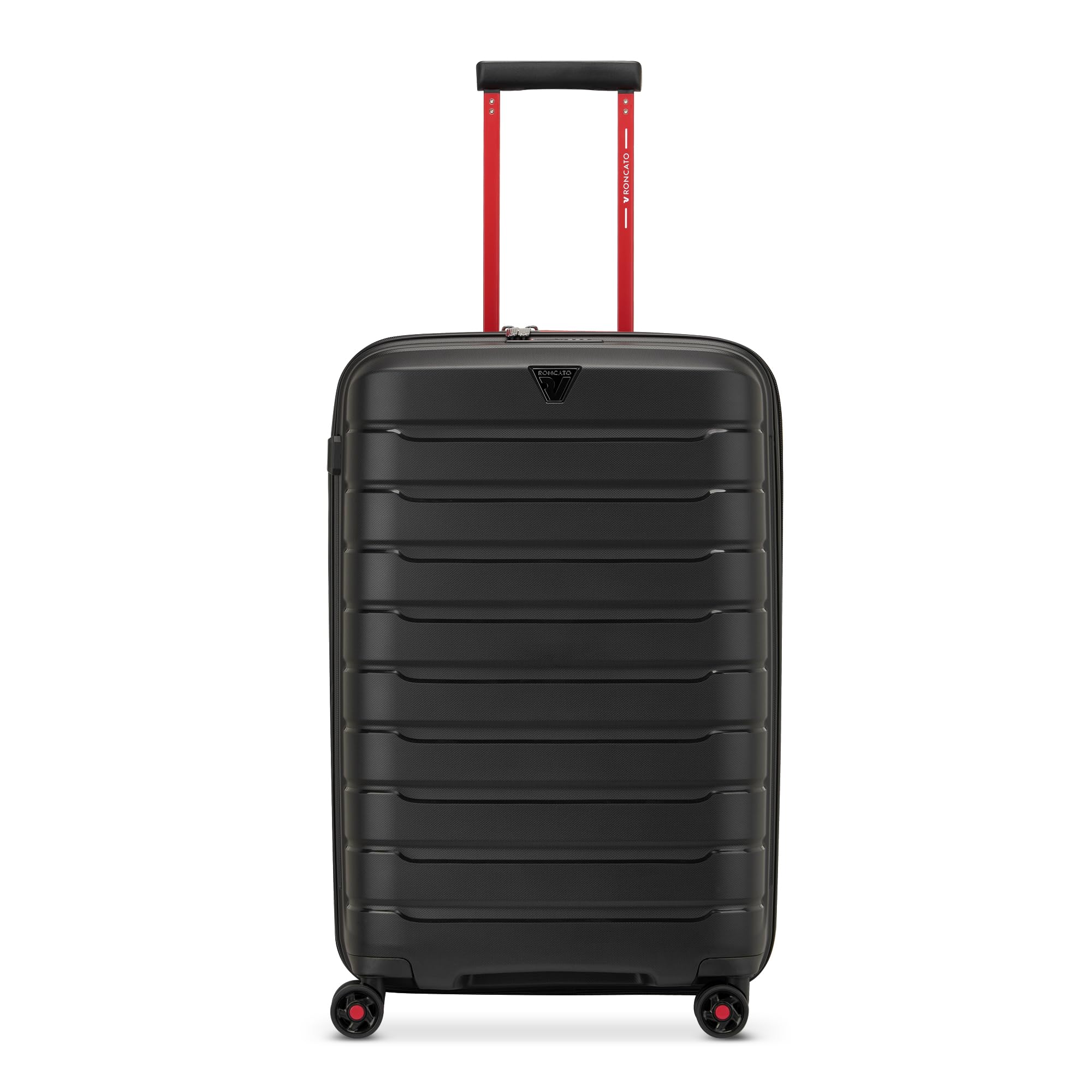 Roncato B-Flying Move Mittelgroßer Koffer 68 cm Erweiterbar - Schwarz