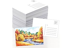 Blank Watercolor Postcards 50 ct