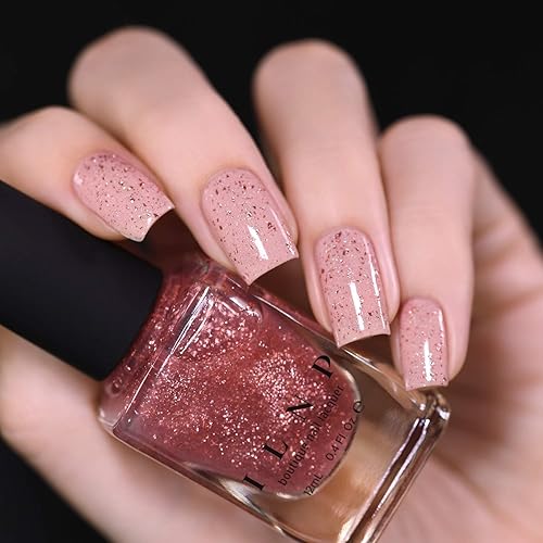 Miniatura 1452 de ILNP Madison Ave Esmalte de uñas holográfico metálico rosa antiguo