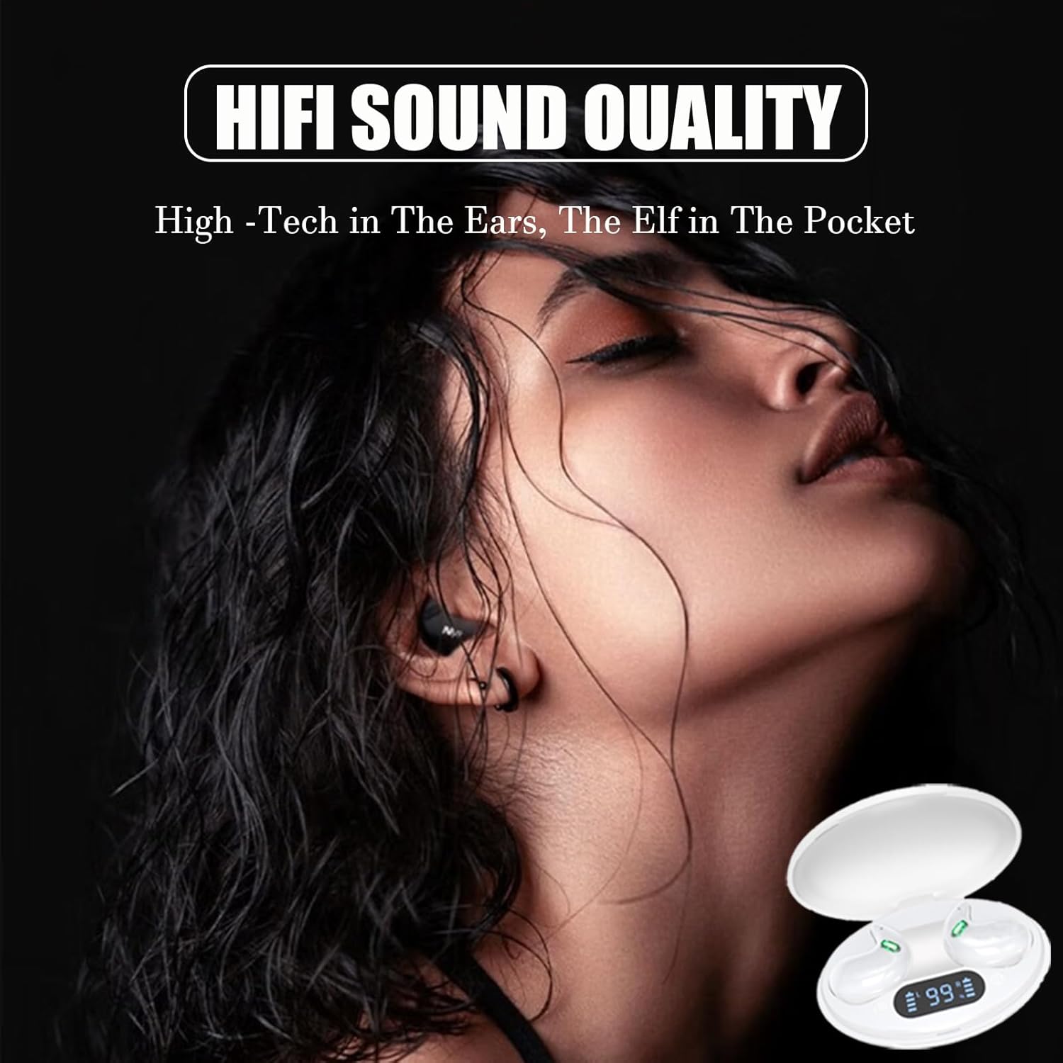 T16 Bluetooth 5.3 Sleep Earbuds for Side Sleepers, Noise Cancelling, IPX5 Waterproof, Wireless In-Ear Headphones
