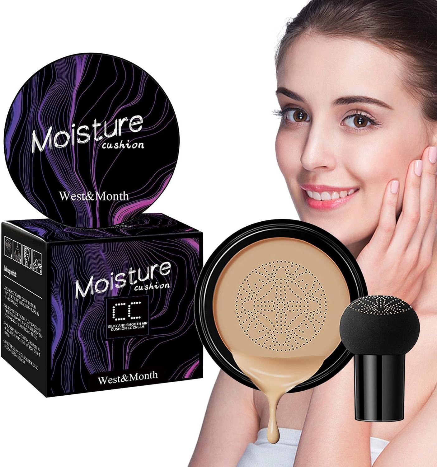 Mushroom Head Foundation Moisture Air Cushion CC Cream Mushroom Head