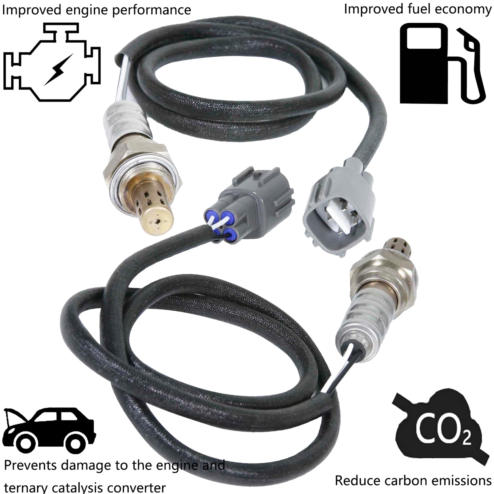 Hさん専用　RAV4 20% Denso Air-Fuel Ratio Sensor 4 Wire, Direct Fit, Heated, Wire