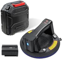 JUYLTOOL Elektromos Vákuumos Emelő 2 Akkumulátorral - Digitális Kijelzős Csempe és Üvegemelő 180kg Teherbírással, Automatikus Szívóerővel 1