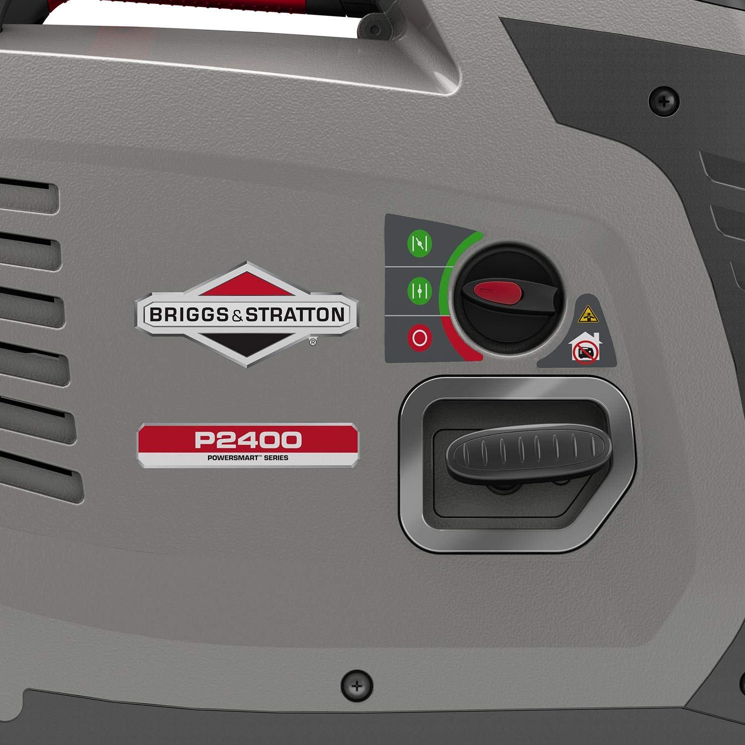 Briggs & Stratton Generador Portátil Inverter PowerSmart Series P2400, 2400 Watt/1800 Watt es Potencia Limpia, Ultra silencioso y Ligero, W