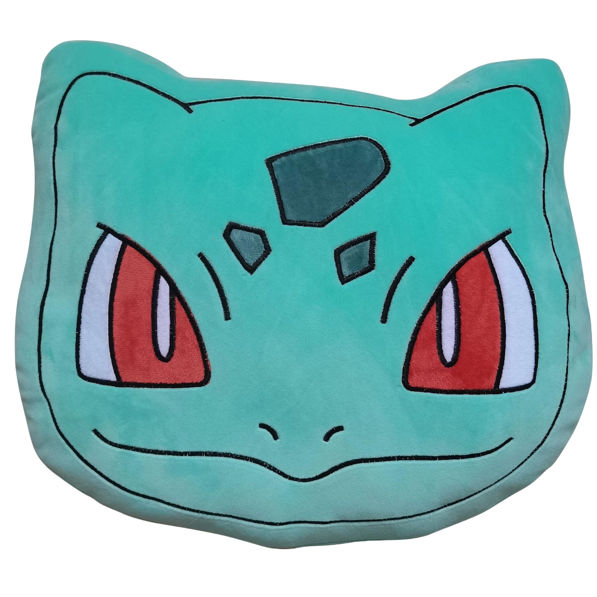 Homadict Pokémon Bulbasaur Head Cushion, 40 x 35 cm, Model 672POK015