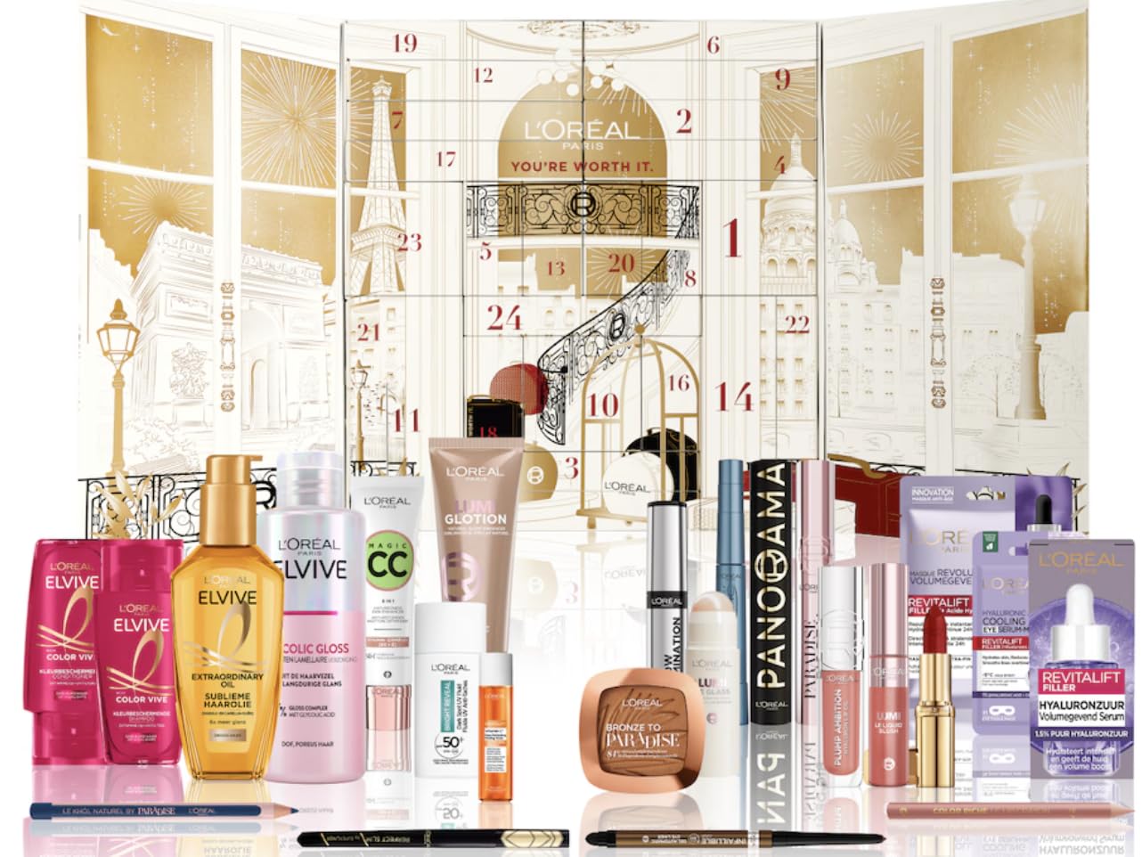 Calendario de Adviento de París 2025 - Calendario de Adviento de Belleza - Calendario de Adviento - 24 sorpresas - Navidad - Blackfridaydeal