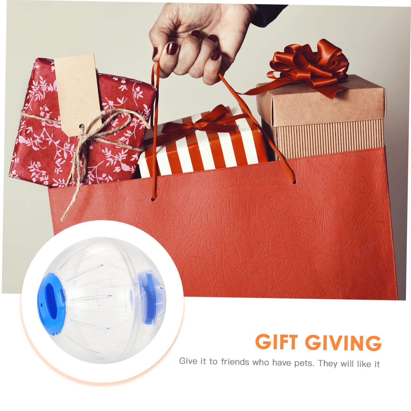 BCOATH Exercise Ball Hamster Running Wheel Small Pet Play Toy Ball for Rats Mice Gerbils Squirrels