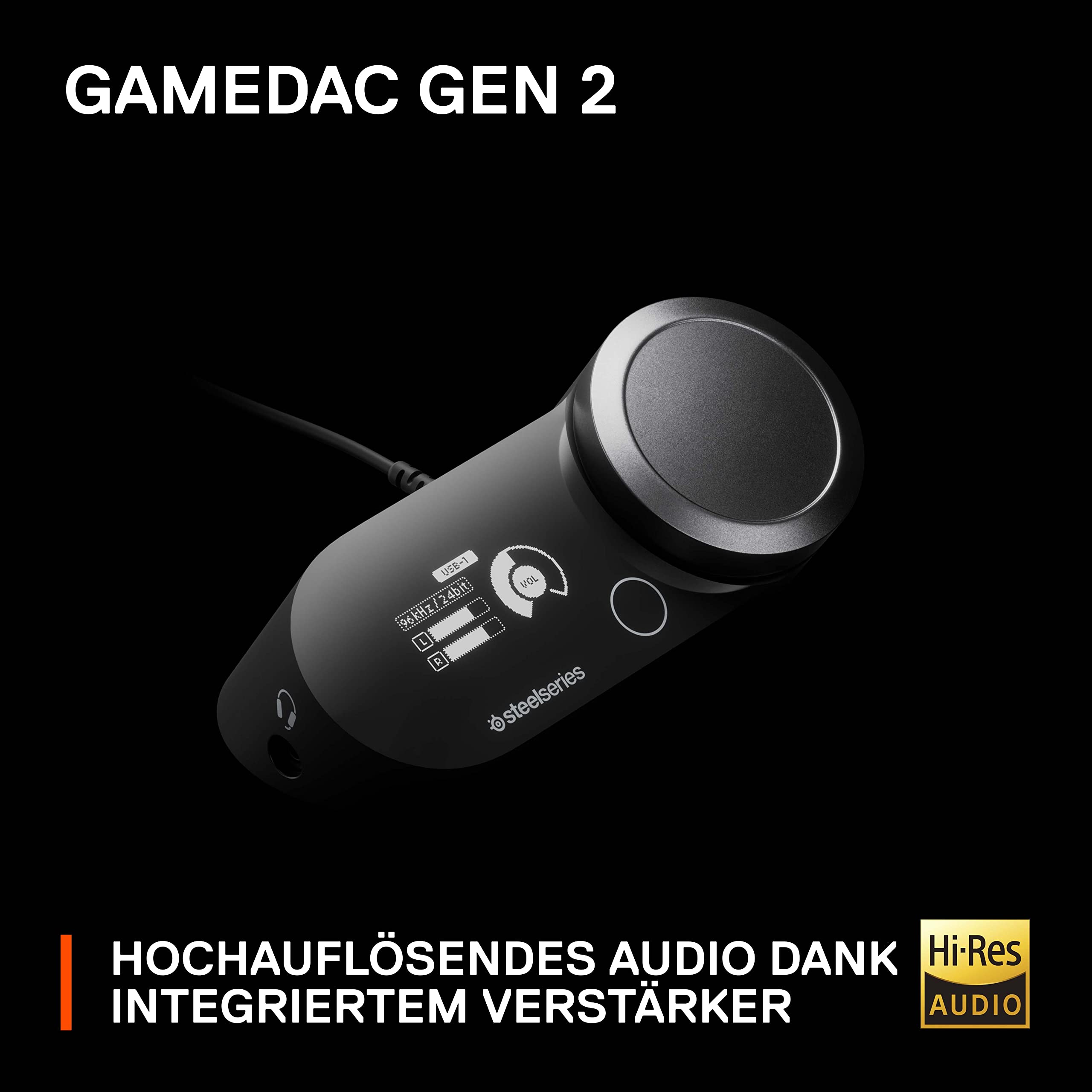 SteelSeries Arctis Nova Pro - Multi-System Gaming-Headset – PC, PS5, PS4, Switch 2 – Hi-Res Audio – 360° Surround-Sound – GameDAC Gen 2 – ClearCast Gen 2-Mikrofon