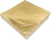 300 PCS Gold Leaf Sheets | 14x14cm Gold Foil Sheets for Gilding, Nails, Art & DIY Crafts | Gold Foil Paper Ideal for, Furniture, Home Decoration & Canvas Projects