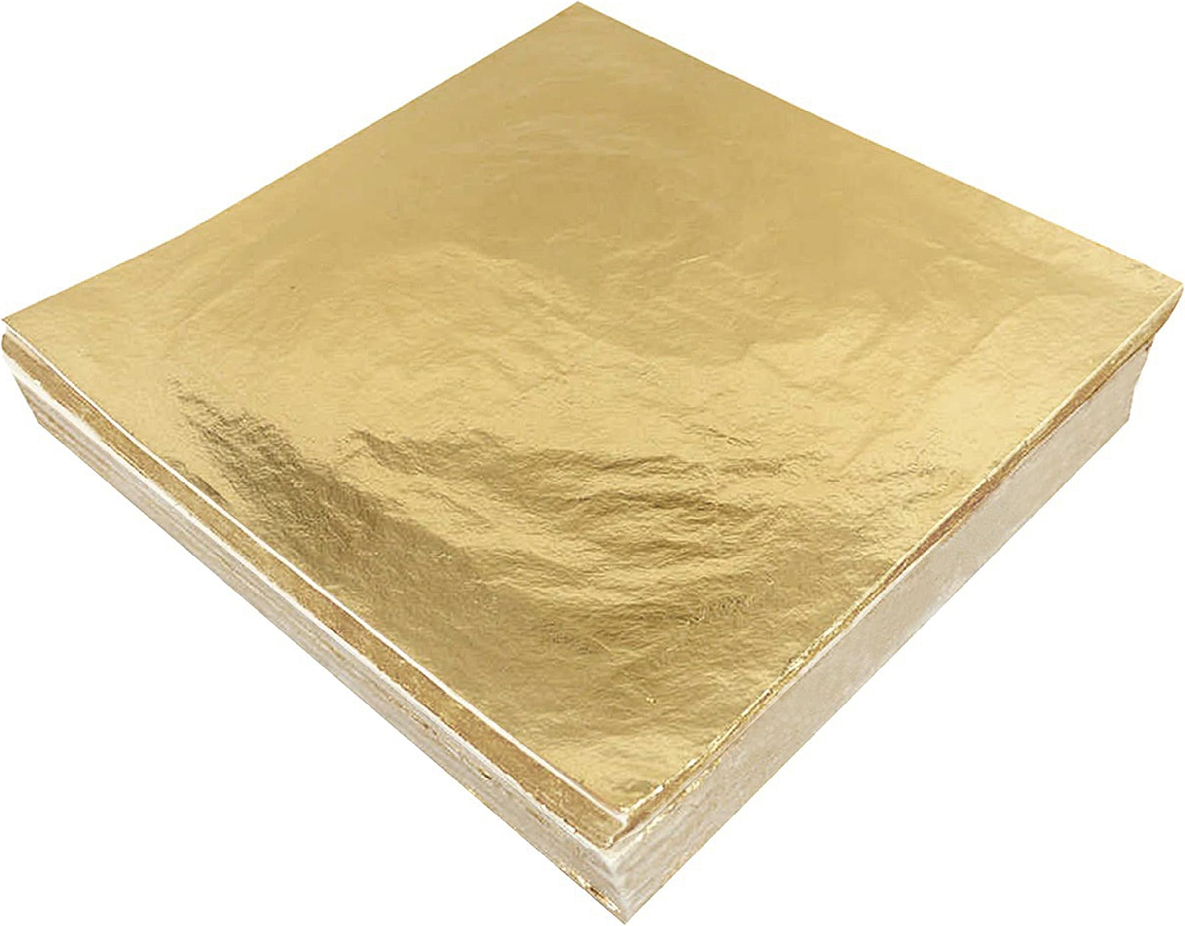 – 300 PCS Gold Leaf Sheets | 14x14cm Gold Foil Sheets for Gilding, Nails, Art & DIY Crafts | Gold Foil Paper Ideal for, Furniture, Home Decoration & Canvas Projects