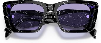 Prada PRADA SYMBOLE PR 08YS Violet Black Marble/Violet 51/18/145 women Sunglasses