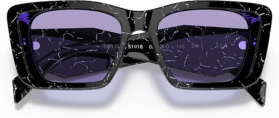 Prada PRADA SYMBOLE PR 08YS Violet Black Marble/Violet 51/18/145 women Sunglasses