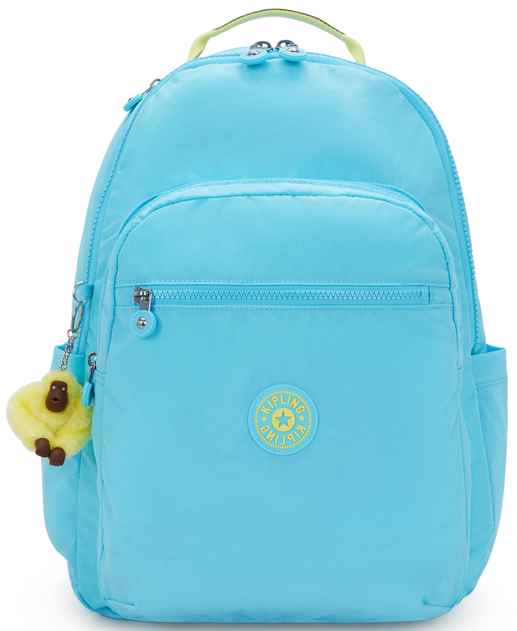 Kipling SEOUL Large Backpack with Laptop Protection SPLASH BLUE SS2026 RRP£98