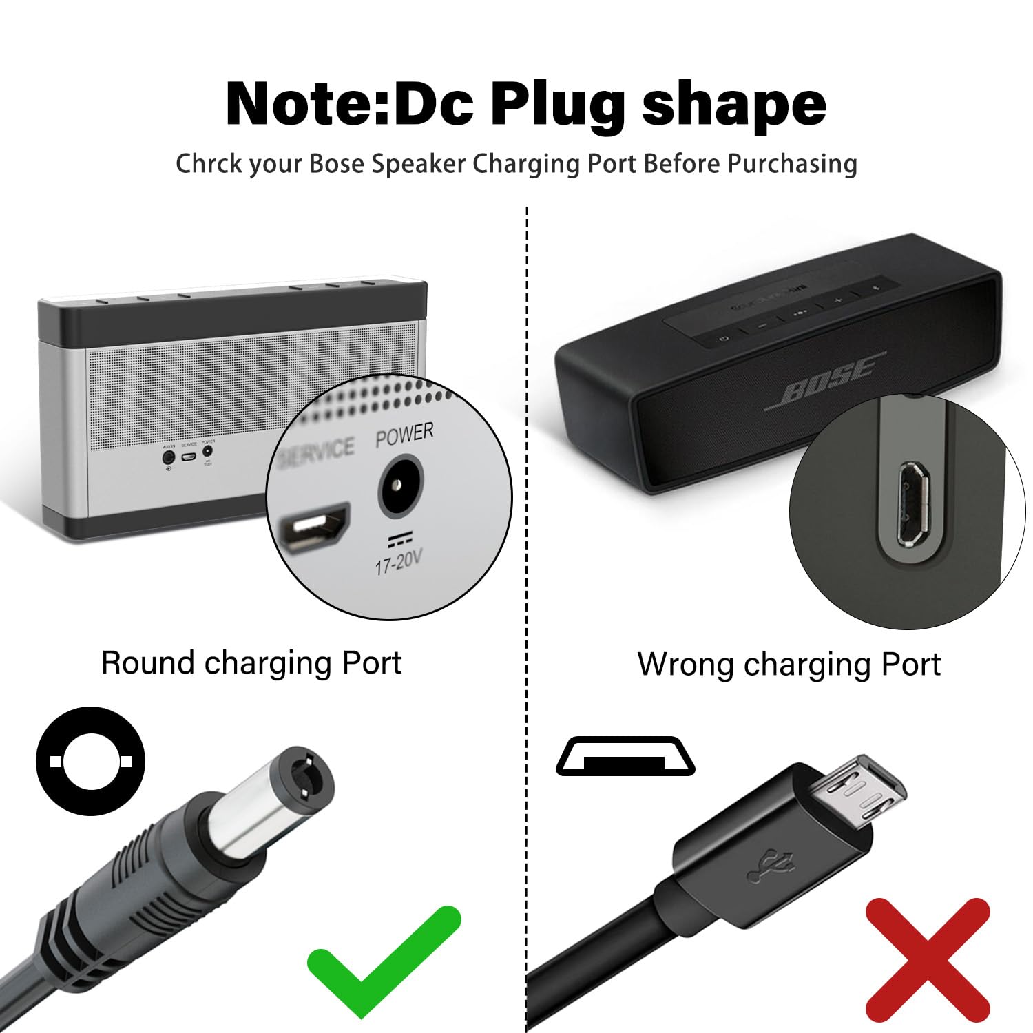 Amazon.com: 17~20V Speaker Charger for Bose Soundlink I II III 1 2