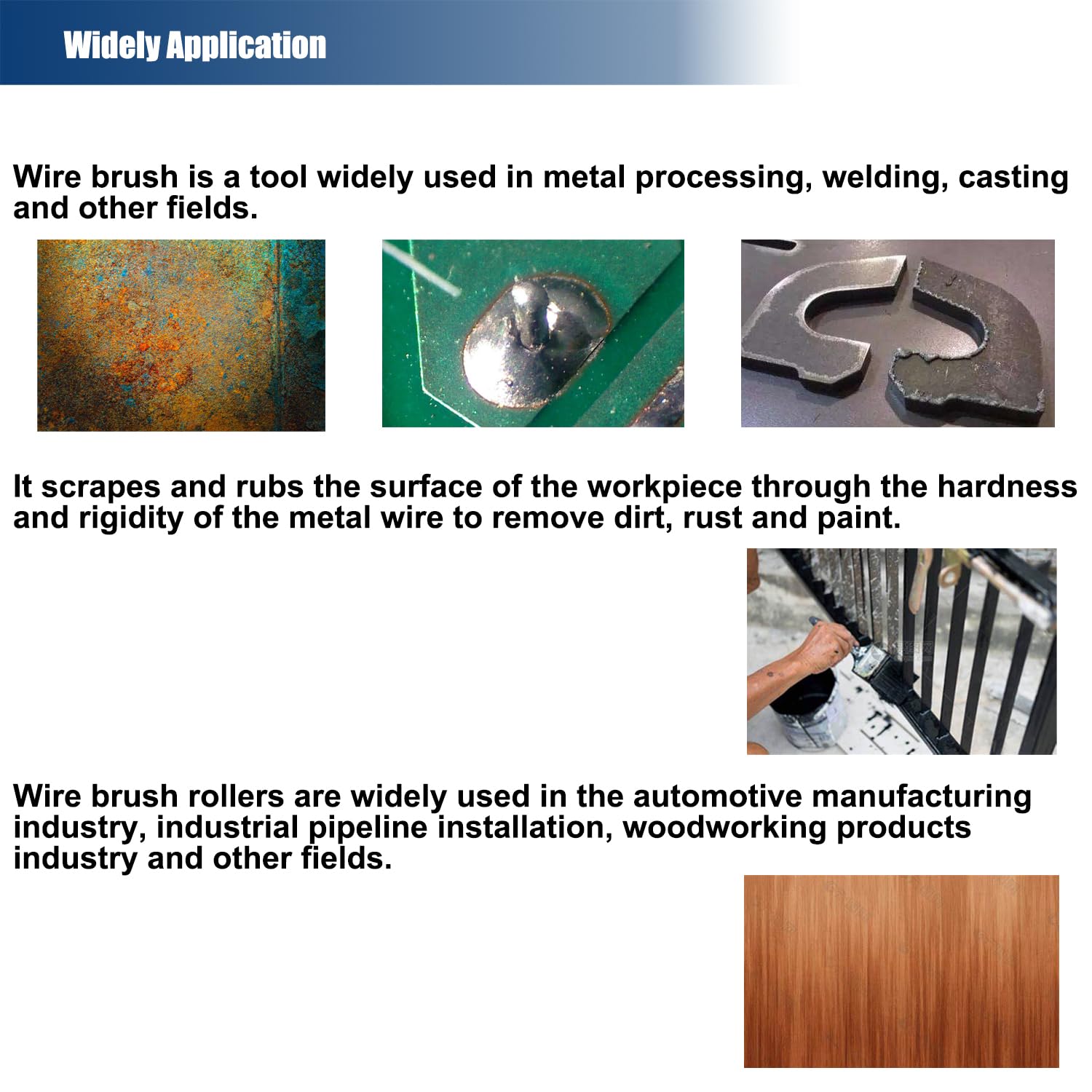 HOYIN 18PC Wire Wheel Cup Brush Set | Coarse Crimped Carbon Steel | 1/4" Hex Shank | 3PACK of 6 Pieces | Ideal for Drills