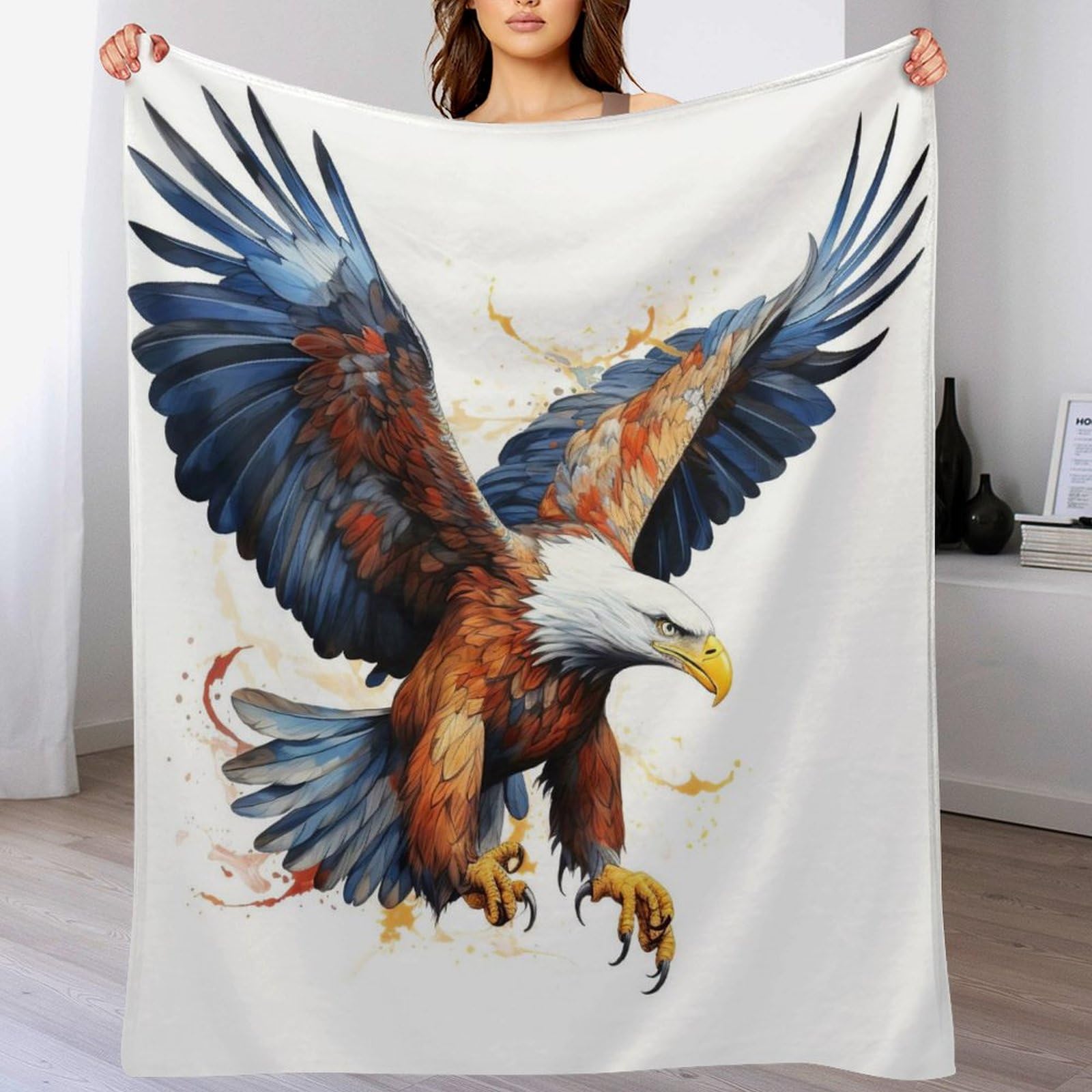 Couverture polaire aigle douce en flannel un confort haut de gamme pour lit