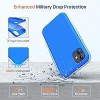 Vista 1576 de Miracase Funda diseñada para iPhone 13 Pro Max con protector de pantalla, [forro de microfibra suave antiarañazos], funda protectora de silicona