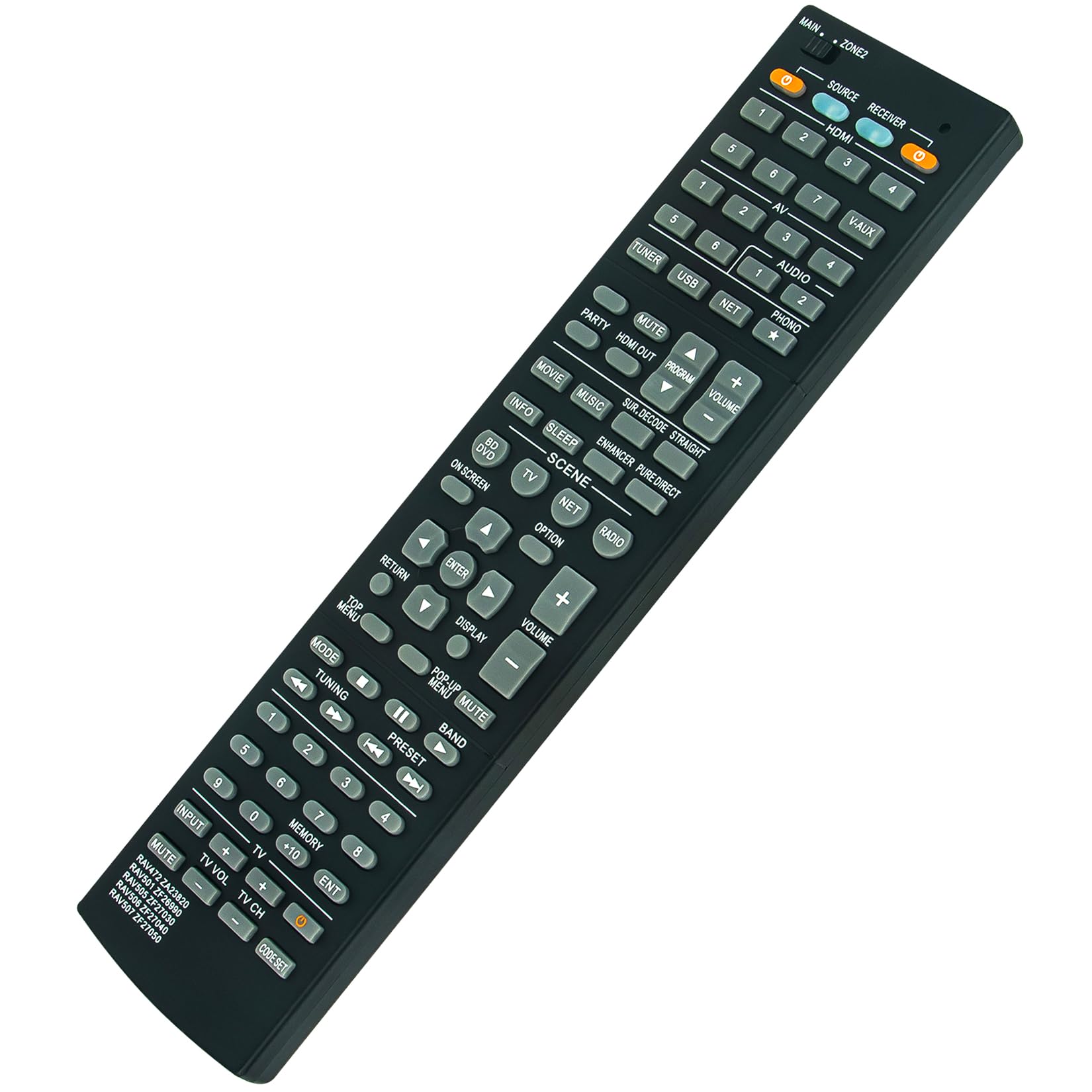 Amazon.com: RAV505 ZF270300 Replacement Remote Control Applicable
