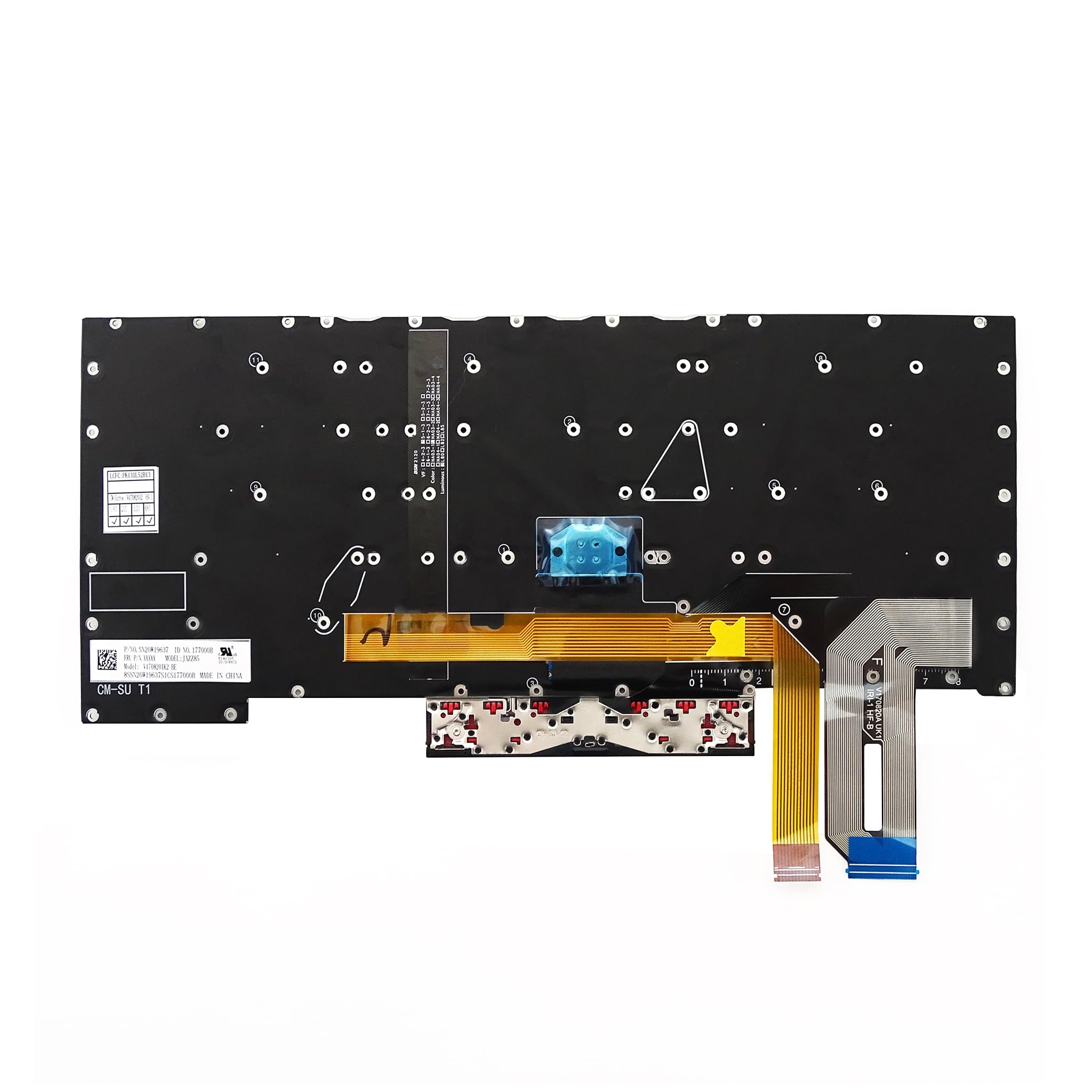 Tastiera di ricambio per Lenovo Thinkpad T14s Gen1 (italiano/italiano, retroilluminato)