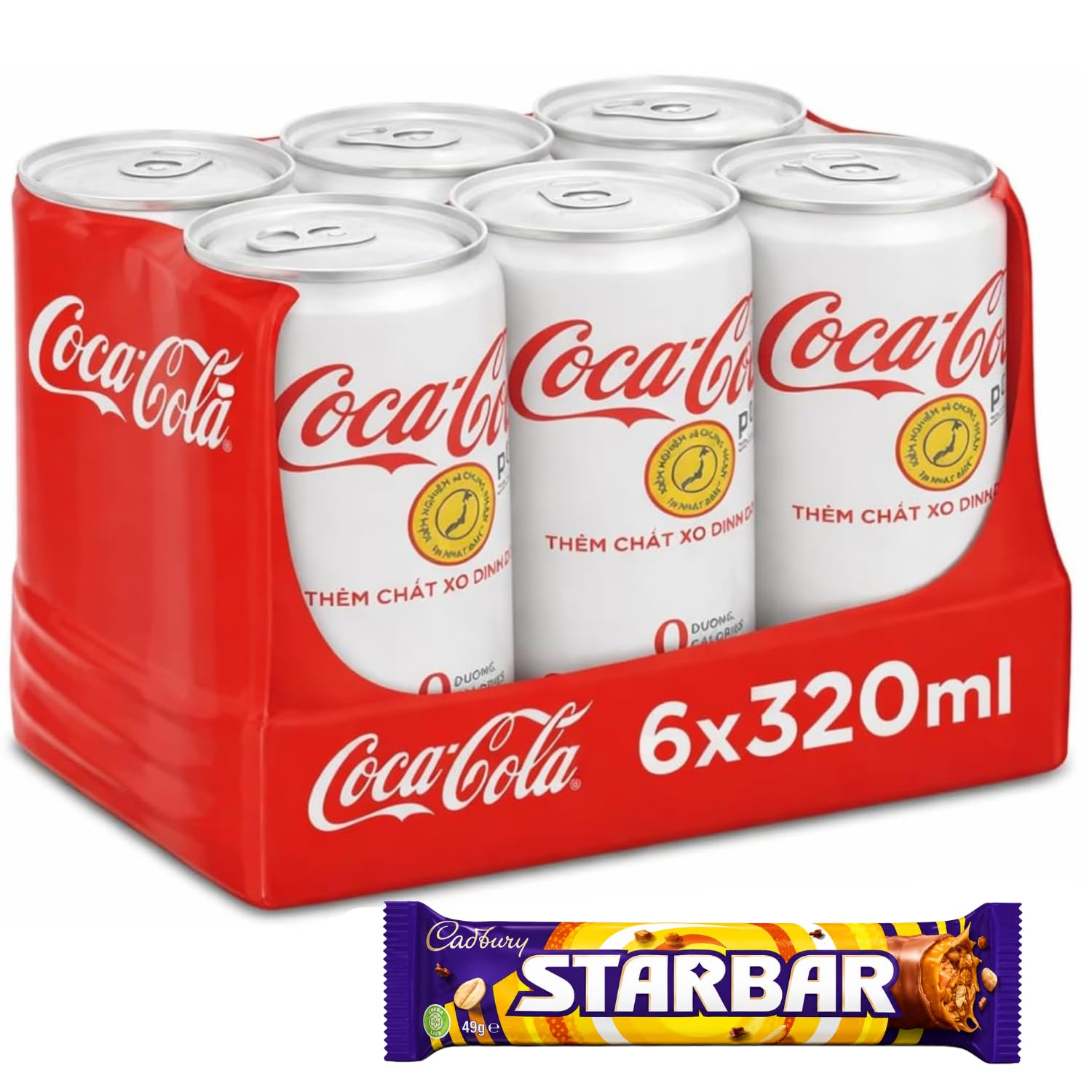 Coca-Cola Plus Zero Sugar & Zero Calories Soft Drink (Pack Of 6) 320ml Can By COUGAR | Japanese Formula with Dietary Fiber | Refreshing Cola Taste | Helps Reduce Fat Absorption | Premium Coca-Cola Beverage - (IMPORTED-JAPAN)-picture-10
