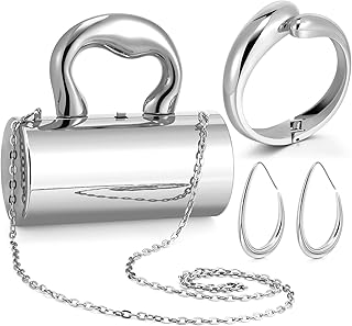 3 Pcs Clutch Purse Jewelry Set Clutch Purses for Women Jewelry Sets for ...