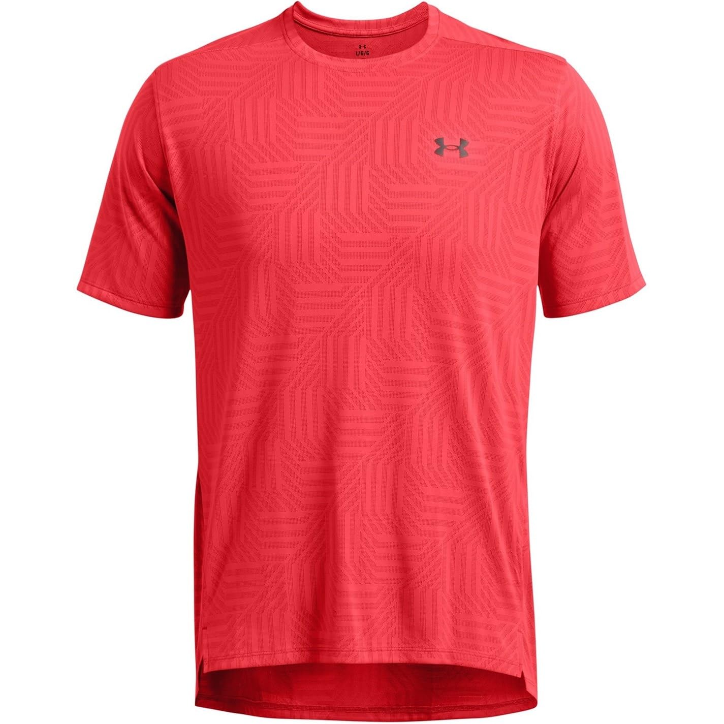 Under Armour Men's Tech Vent Geotessa T-Shirt in Red
