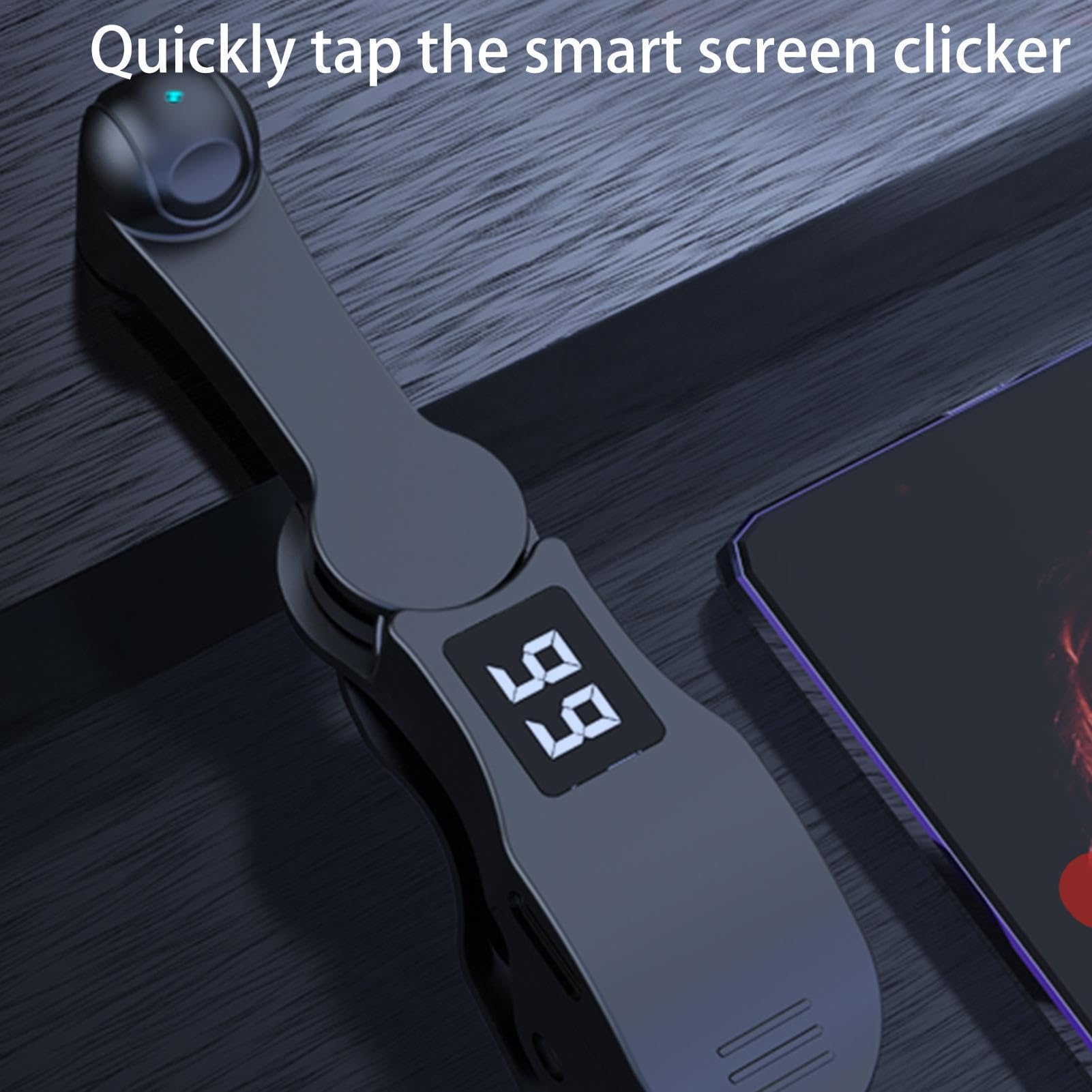 Auto Clicker voor Telefoon, Automatische Telefoon Scherm Tapper, Vinger Klikken, Fysieke Clicker voor Smart Phone Apps Video Live Smartphone (ROZE