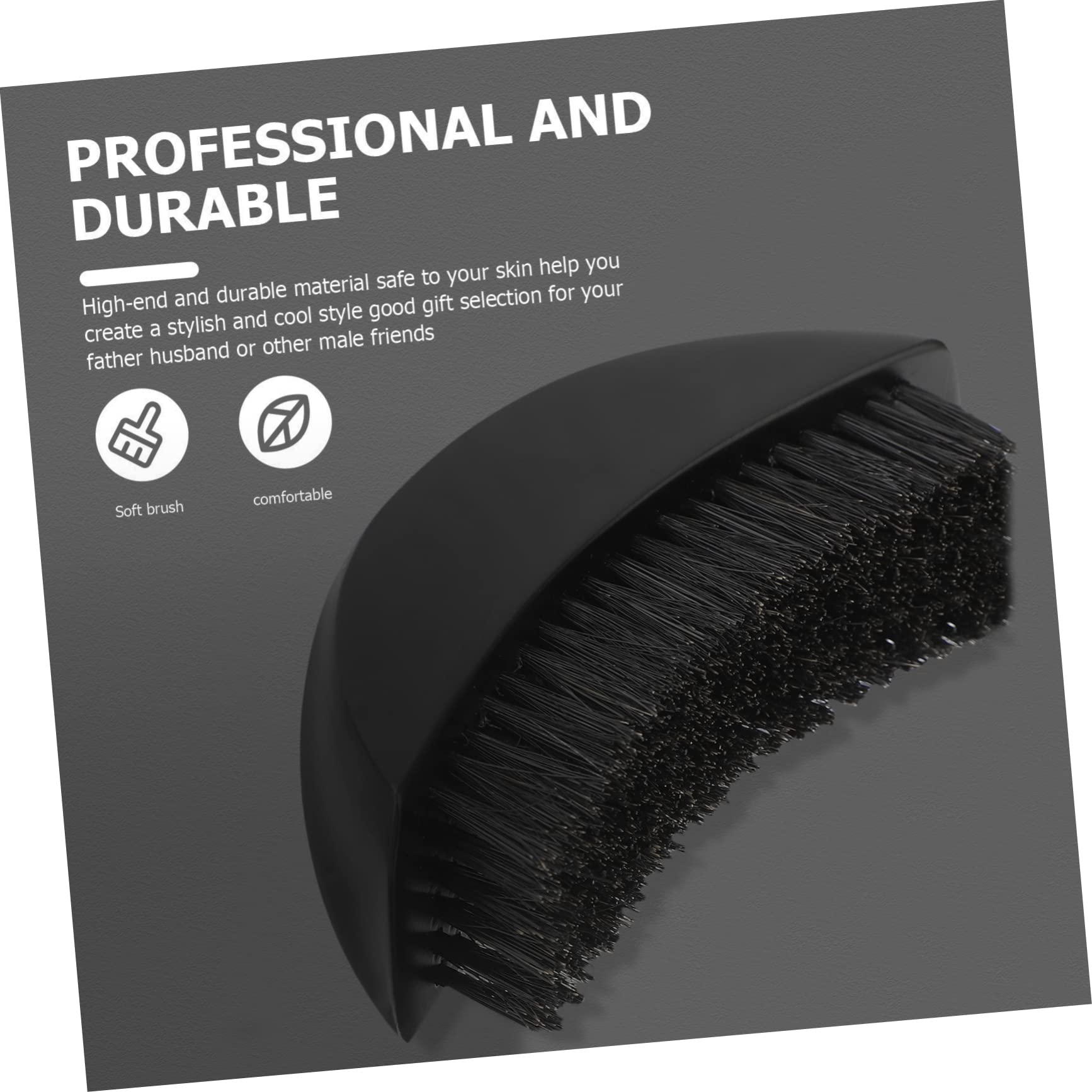 FOYTOKI Male Beard Cleaning Brush Comb for Styling Made of Soft to Use for Travel