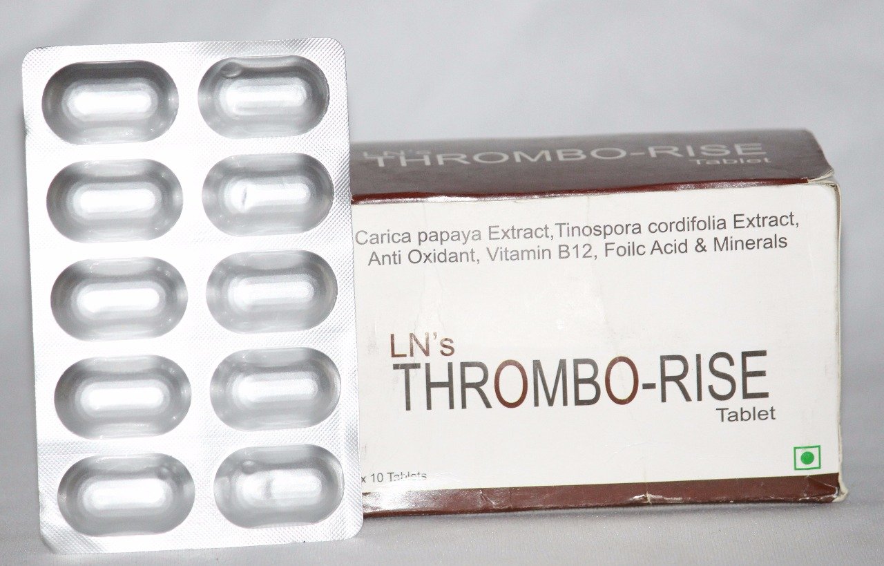 Buy Thrombo-Rise LN's Thrombo-Rise Tablet Online at Low Prices in India ...