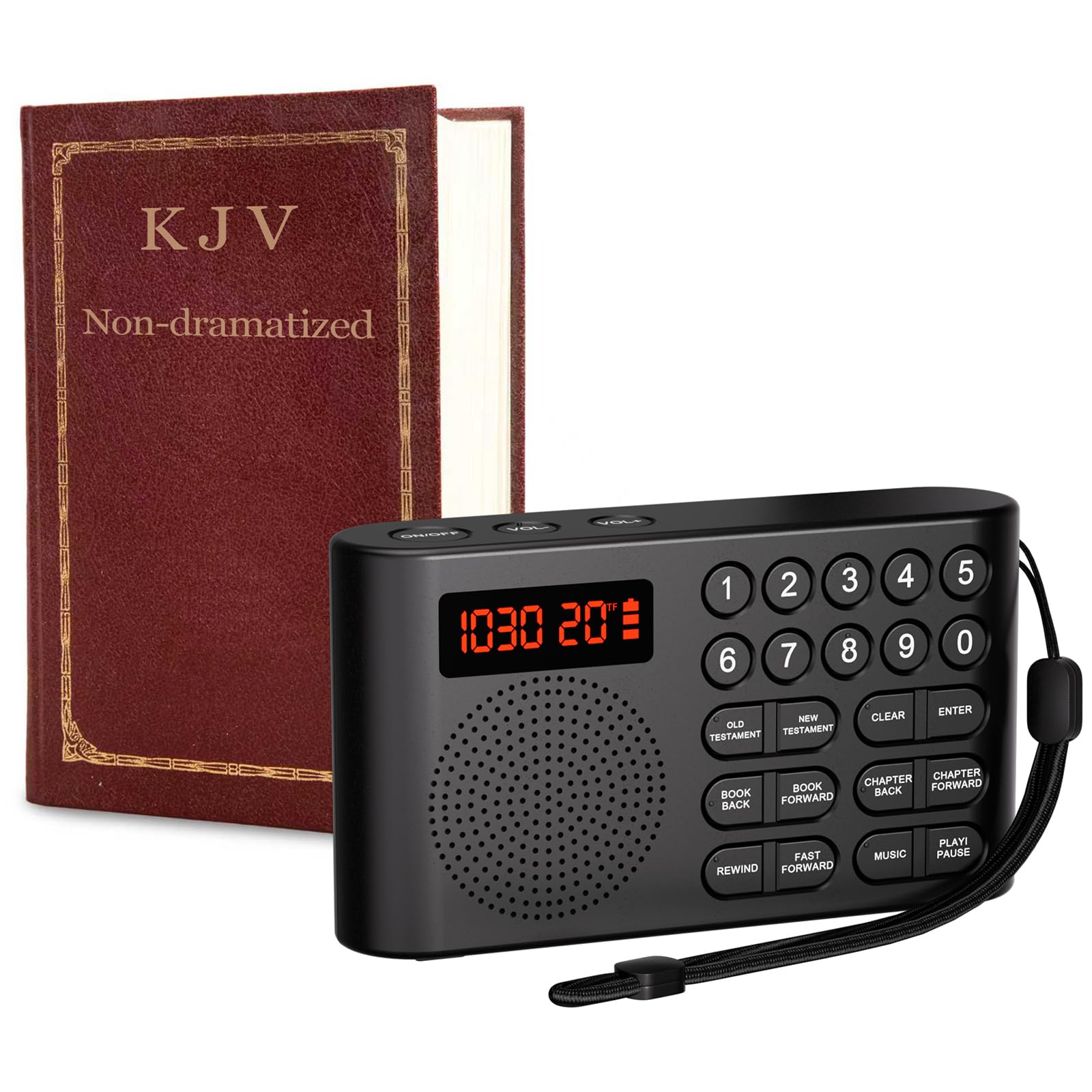 Amazon.com: ClaspVital KJV Audio Bible Player, King James Version