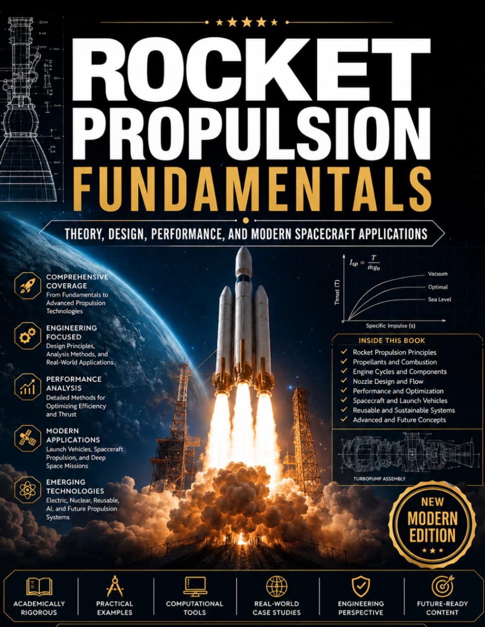 ROCKET PROPULSION FUNDAMENTALS: Theory, Design, Performance, and Modern Spacecraft Applications