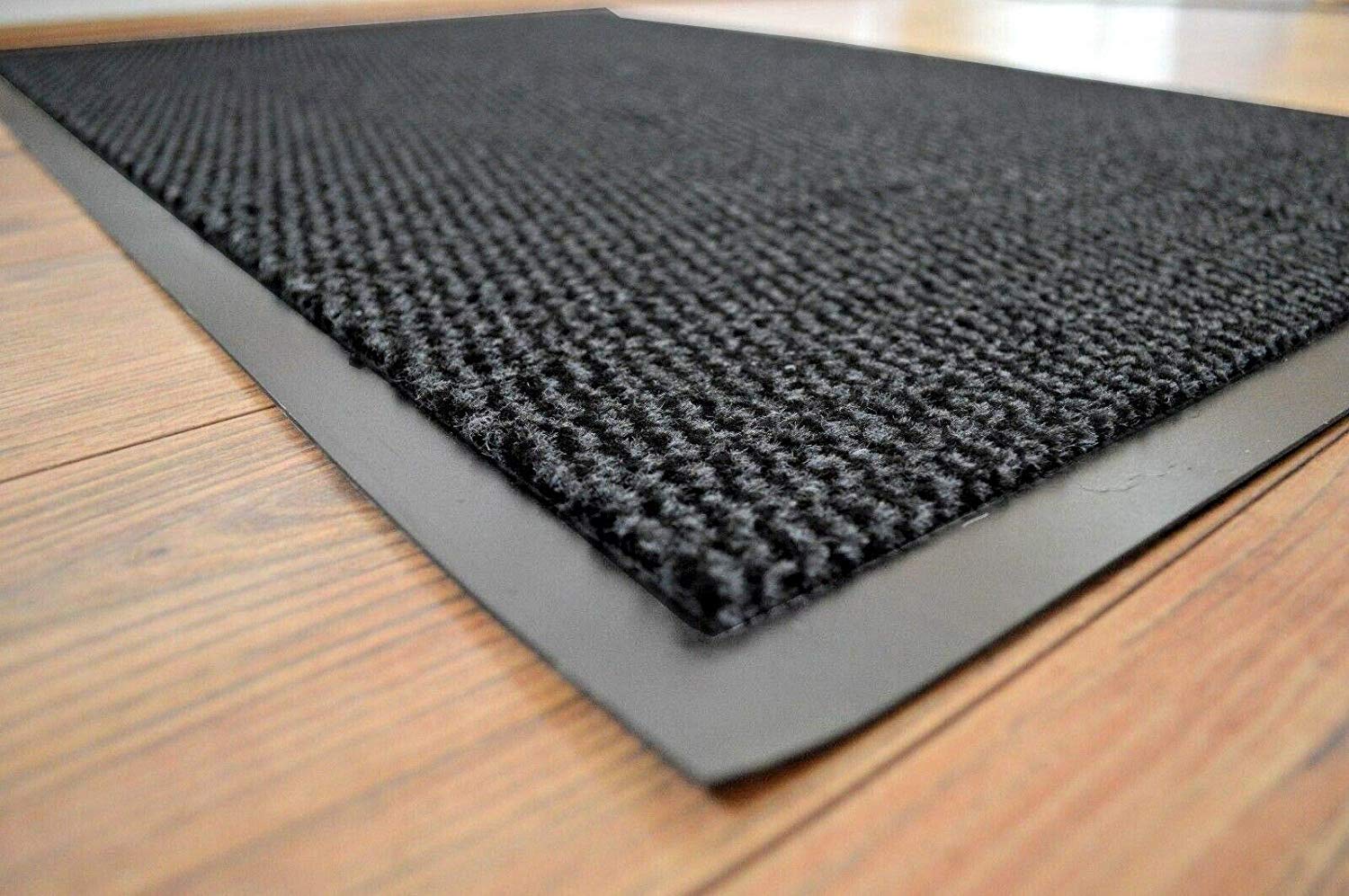 FB Funkybuys Barrier Mats Anthracite Non Slip Rubber Mat Floor Mats Kitchen Rugs Washable Light Weight Rubber Multi color Door Ma (60cmx180cm)
