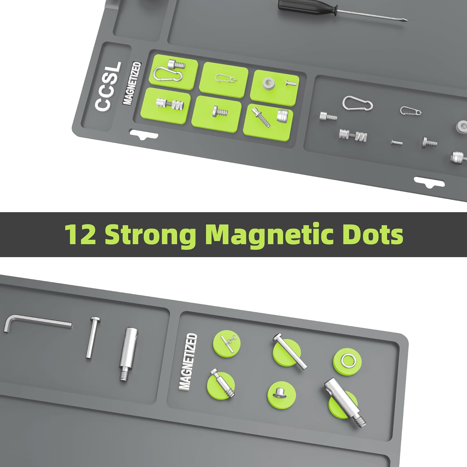 Gun Cleaning Mat 48"x16", Extra Large Magnectic Gun Mat for All Guns Anti-Slip Rubberized Workbench Mat for Pistol and Rifle