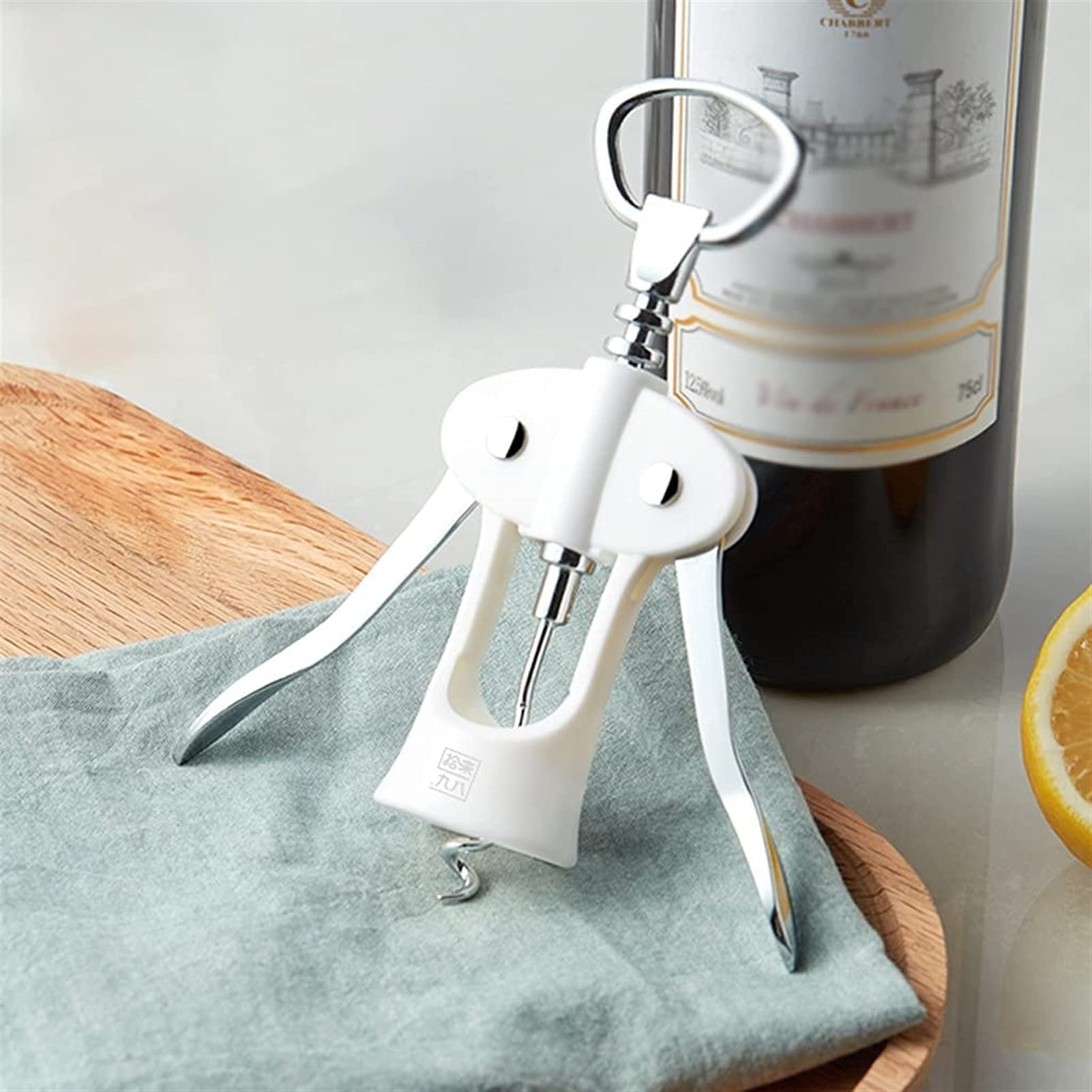 Abrebotellas - Abridores de Vino metálicos Resistentes - Sacacorchos multipropósito for Botellas de Vino y Cerveza - Ergonómico y fácil de Usar - Ideal for Uso doméstico