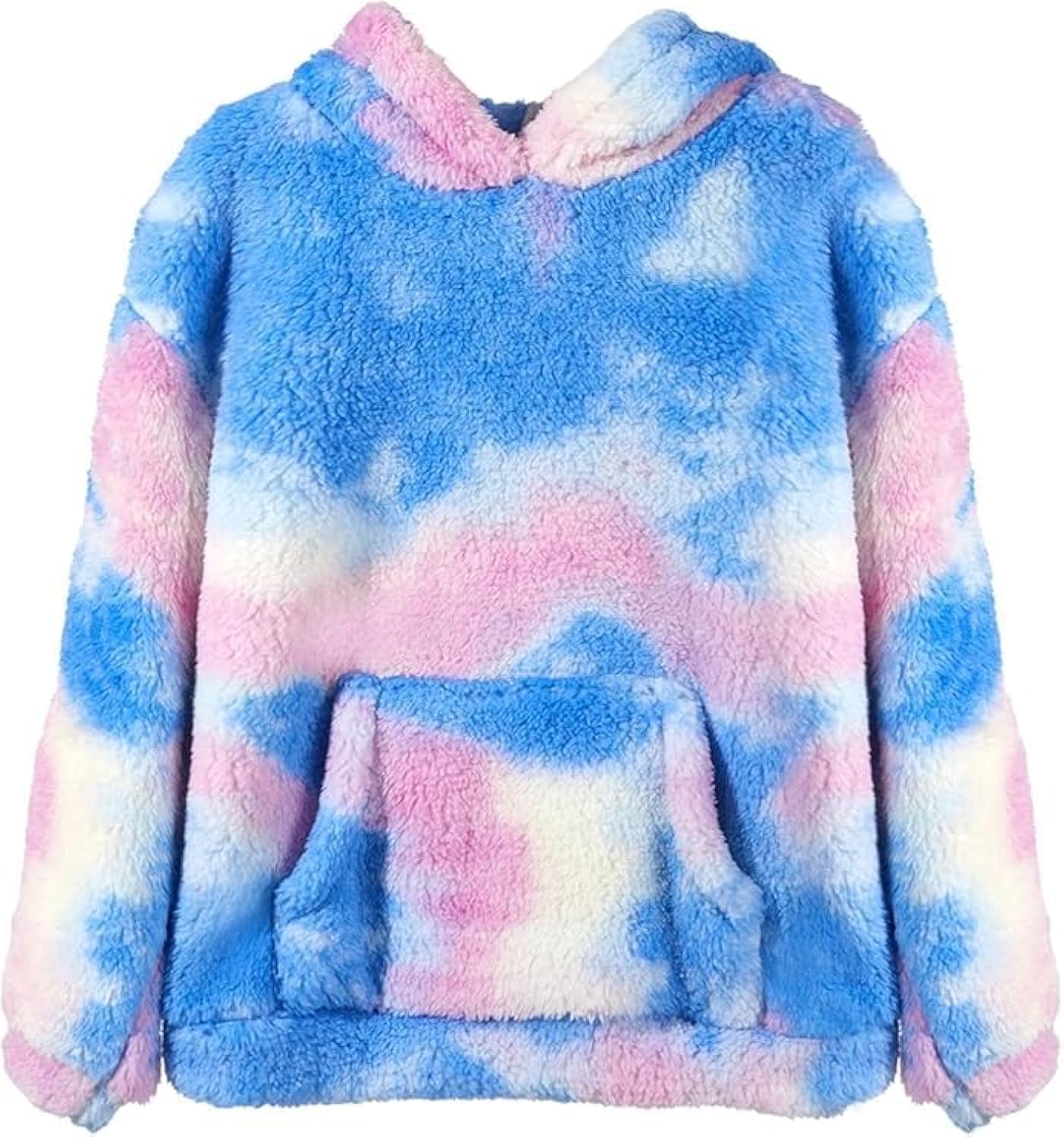 Generisch Hoodie Mädchen Langarmshirt Warm Pullover Fleece Kleidung Niedliche Klamotten Kapuzenpullover Bekleidung Oberteile Mode Long Sleeve Top Einfarbig Regular Sweatshirt Grau, 7 Jahre