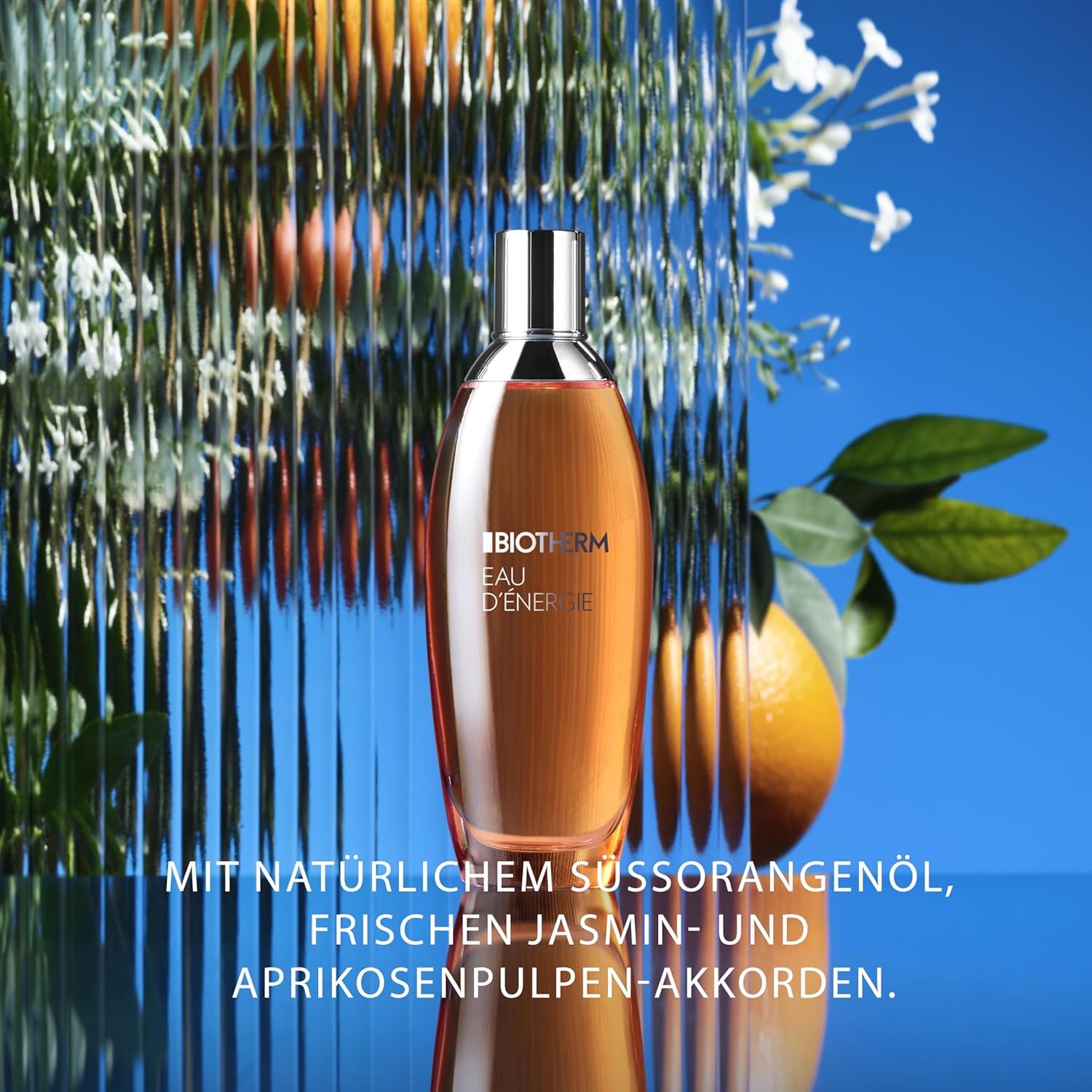 Biotherm Eau d'Energie Eau de Toilette, erfrischender Körperpflegeduft für Damen, Körperduft mit fruchtigen Essenzen von Orange, Mandarine und Zitrone, belebt und erfrischt die Haut intensiv
