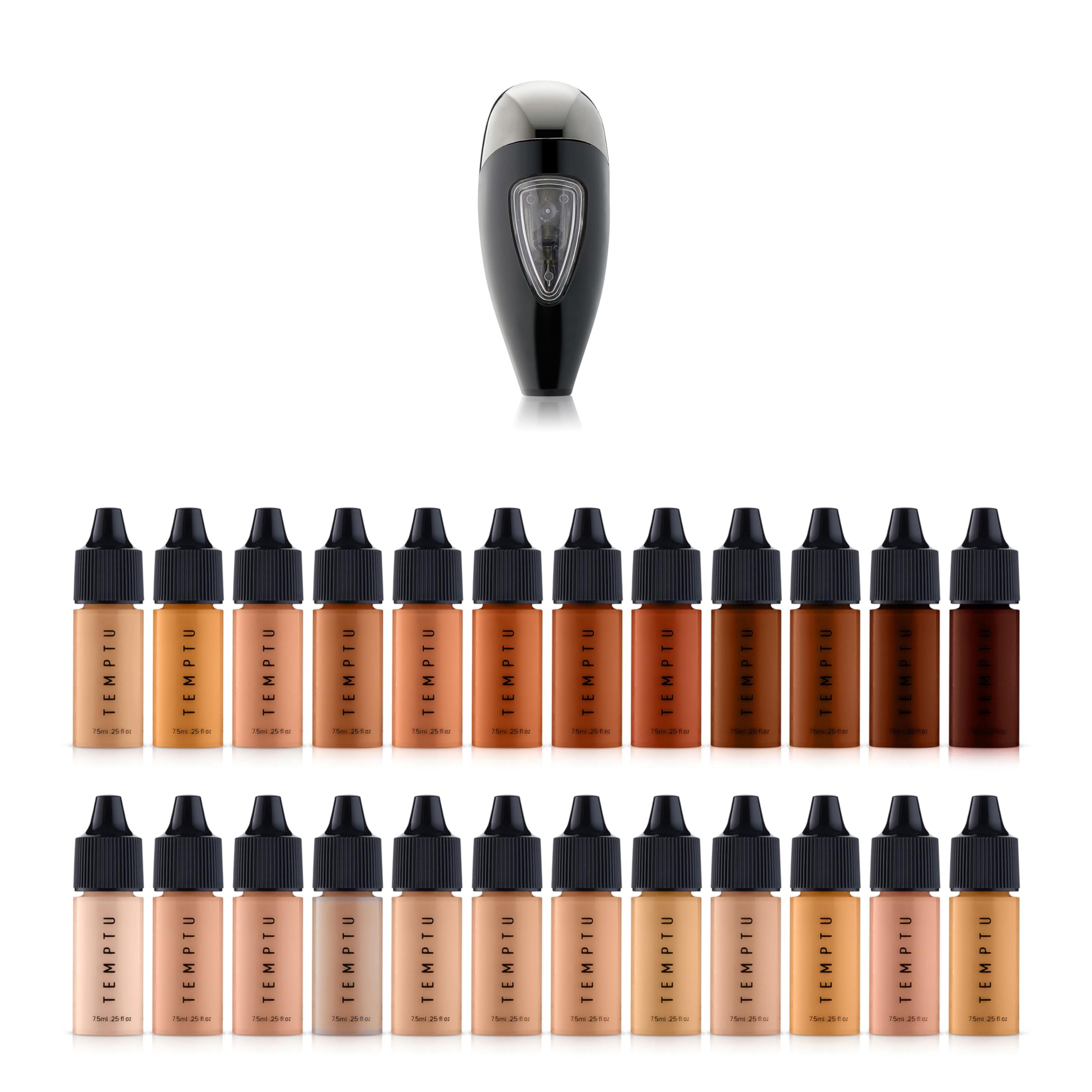 TEMPTU Perfect Canvas Airbrush Foundation Complete Starter Set Airpod Pro Cartridge Bundle