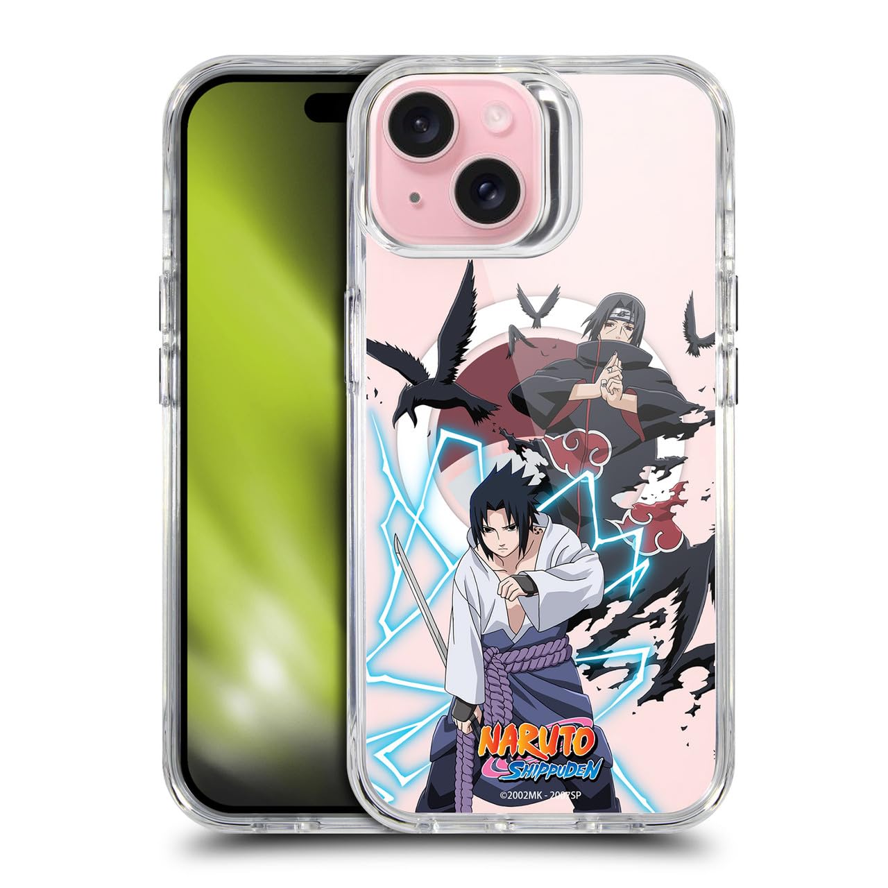 Coque Naruto Sasuke Itachi iPhone 15 antichoc Head Case Designs - 8