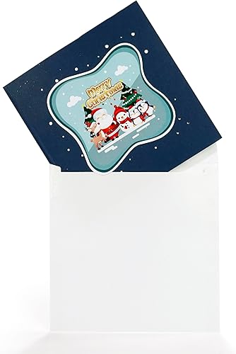 Miniatura 9 de CUTPOPUP - Tarjeta de felicitación con texto en inglés Merry Christmas (Feliz Navidad) en 3D, Año Nuevo, Navidad