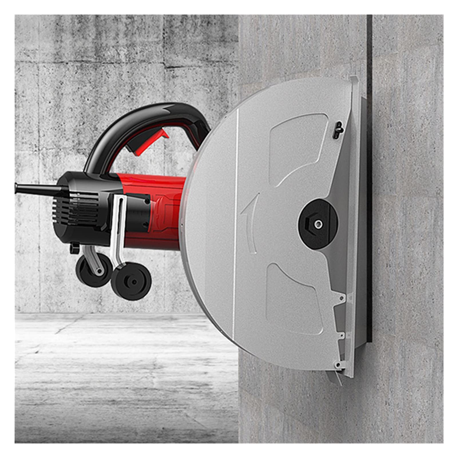Cortadora de Pared, Máquina tragamonejonte de un solo chip 5500W 400mm Saw Circular Road Stone Door Wall and Window corte eléctrico multifunción(Set 2)